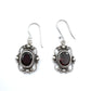 Sterling Silver Victorian Mirror Gemstone Earrings
