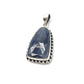 Faceted Sapphire Beaded Pendants
