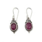 Bali Oval Gemtone Earrings
