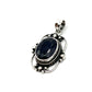 Sterling Silver Victorian Mirror Pendants Premium Stones