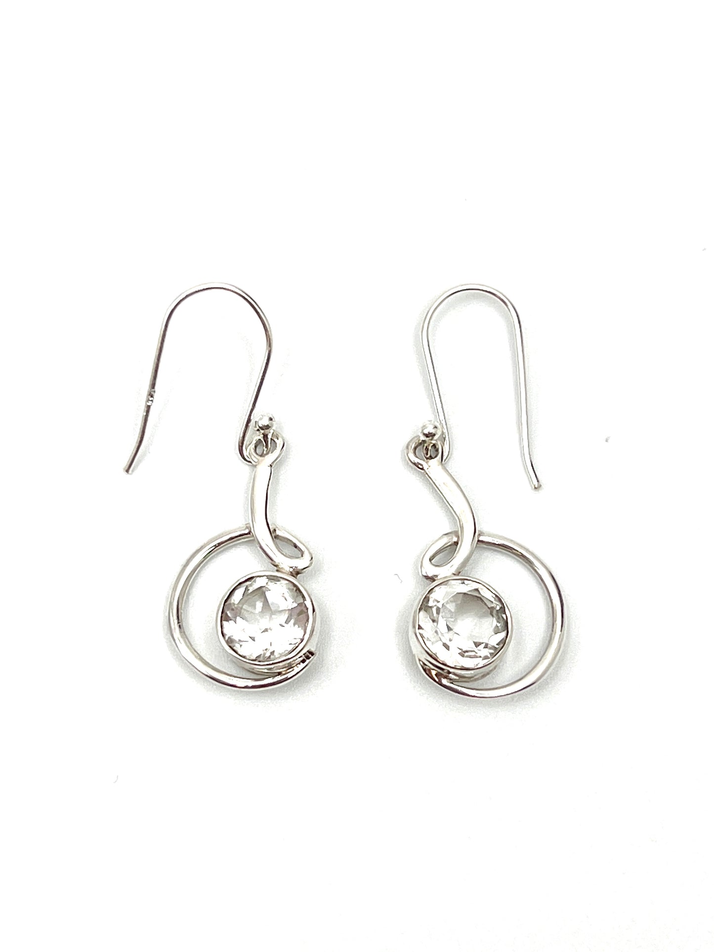 Circle Swirl Earrings