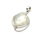 Silver Double Wire Moonstone Pendants