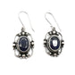 Sterling Silver Victorian Mirror Gemstone Earrings