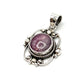 Sterling Silver Victorian Mirror Pendants Premium Stones