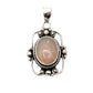 Sterling Silver Victorian Mirror Pendants Premium Stones