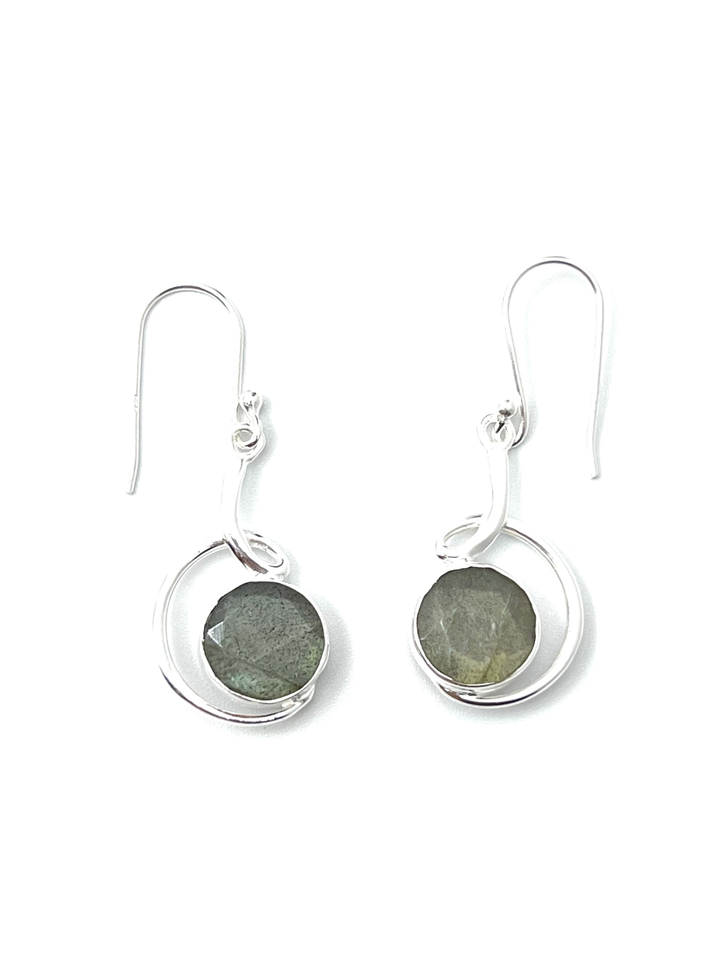 Circle Swirl Earrings