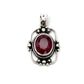 Sterling Silver Victorian Mirror Pendants Premium Stones