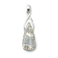 Silver Twist Crazy Lace Agate Pendants