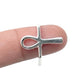 Sterling Silver Square Ankh Rings