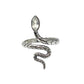 Gemstone Snake Rings