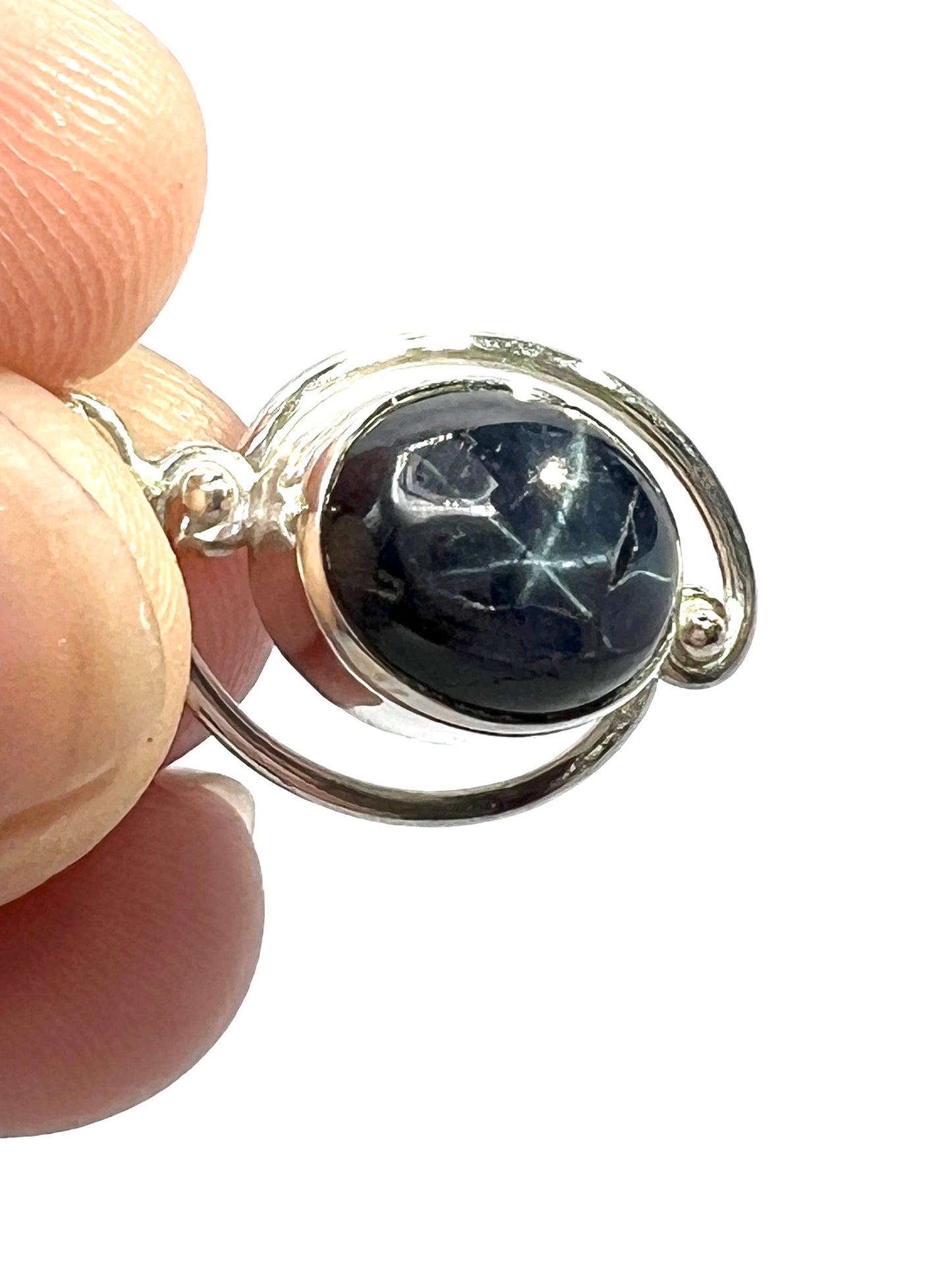 Silver Double Wire Gemstone Pendants Premium Stones