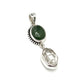 Bali Oval Herkimer Pendants
