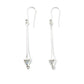 Trillion Cut Drop Earrings