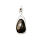 Silver Twist Natural Golden Moonstone Pendants