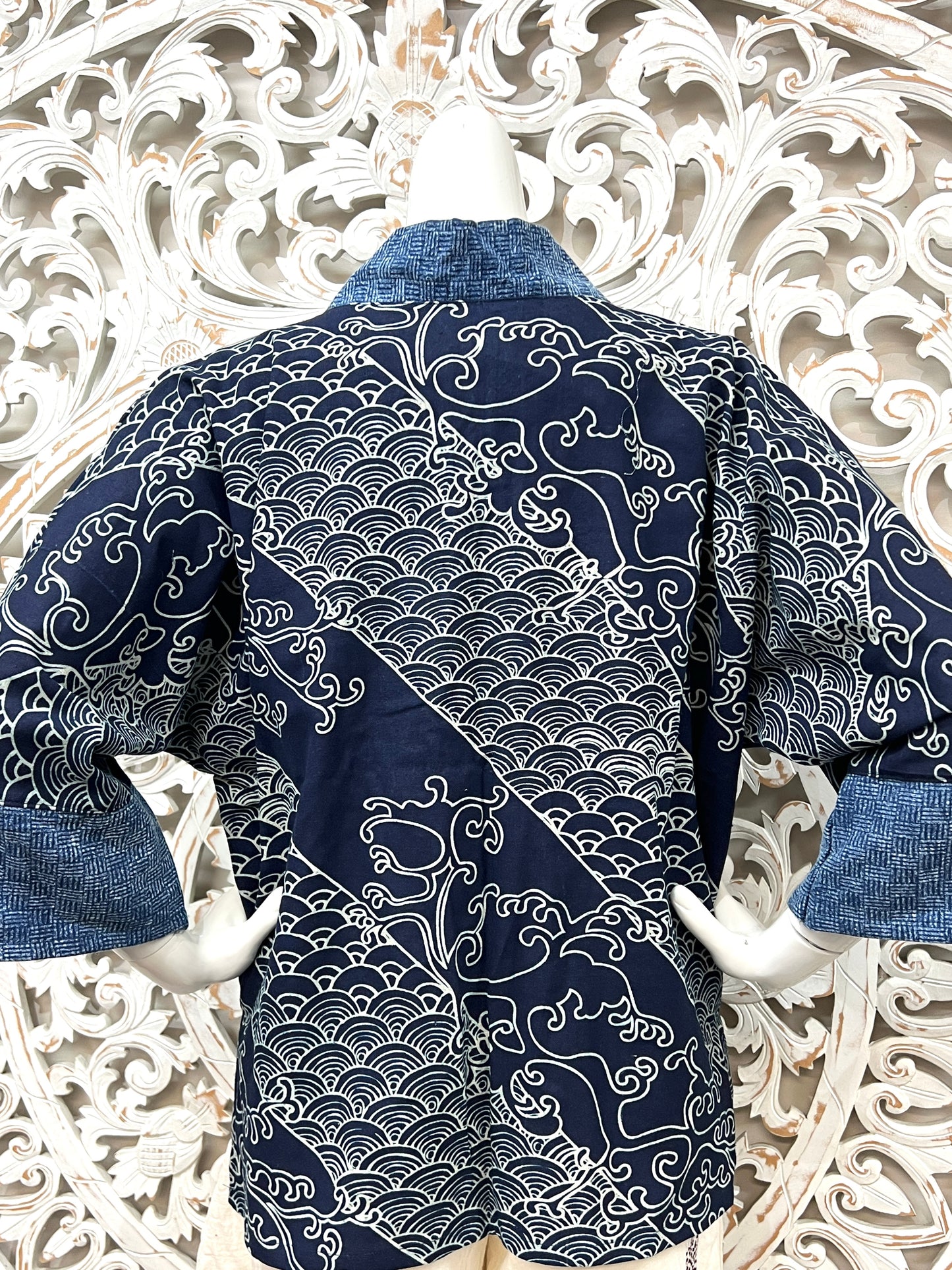 Indigo Block print Kimonos