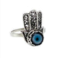 Hamsa Evil Eye Ring