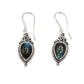 Bali Teardrop Gemstone Earrings
