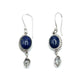 Bali Oval Herkimer Earrings