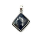 Faceted Sapphire Beaded Pendants