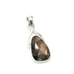 Silver Twist Natural Golden Moonstone Pendants