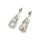 Silver Twist Crazy Lace Agate Pendants