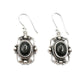 Sterling Silver Victorian Mirror Gemstone Earrings