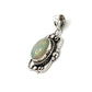 Sterling Silver Victorian Mirror Pendants Premium Stones