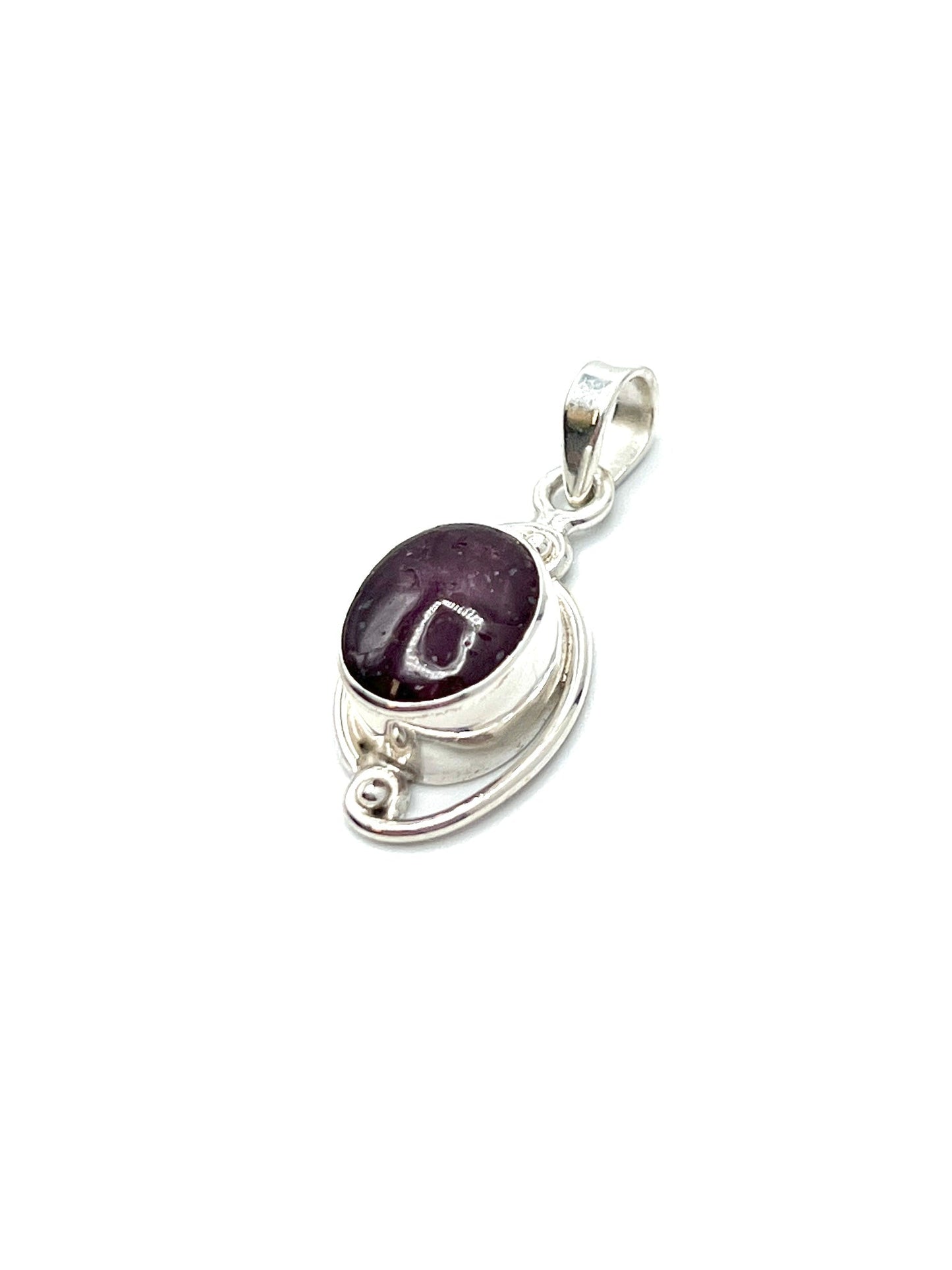 Silver Double Wire Gemstone Pendants Premium Stones