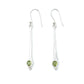 Trillion Cut Drop Earrings