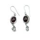 Bali Oval Herkimer Earrings