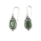 Bali Oval Gemtone Earrings