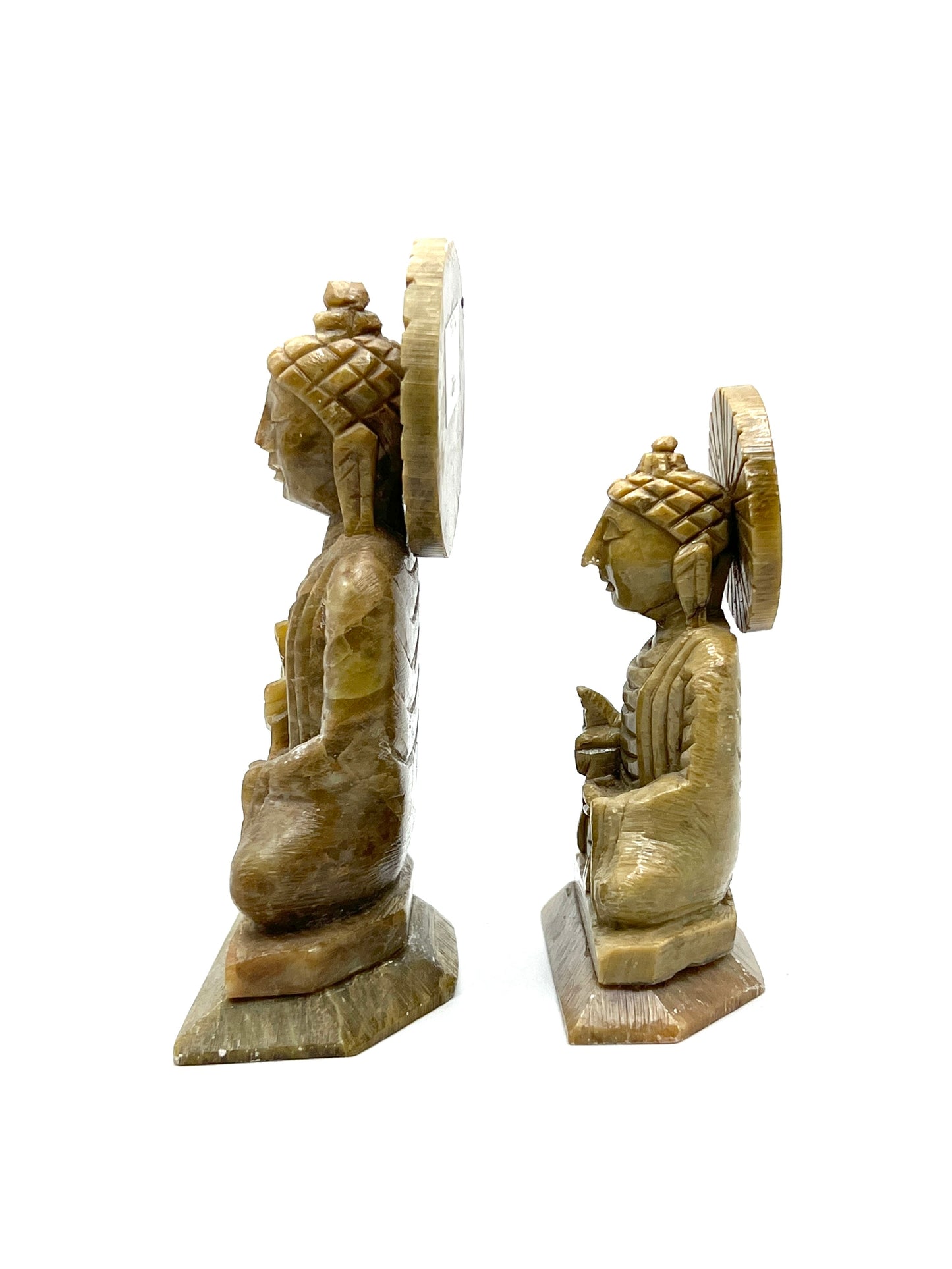 Hand Carved Soapstone Buddha Statues