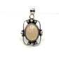 Sterling Silver Victorian Mirror Pendants Premium Stones