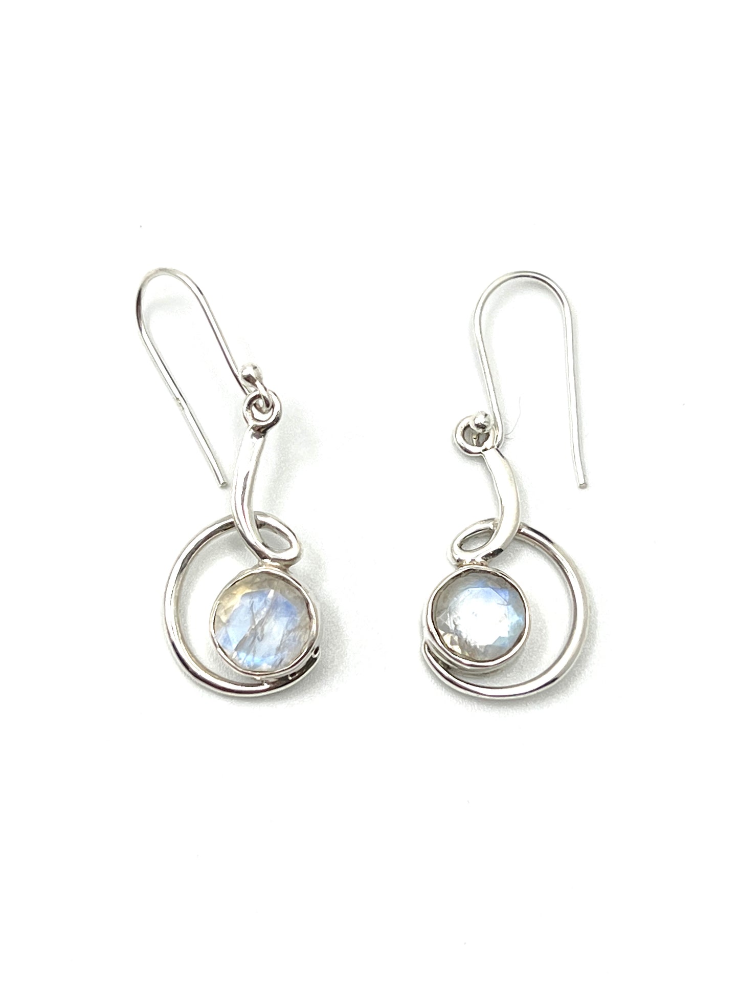 Circle Swirl Earrings