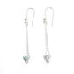 Trillion Cut Drop Earrings