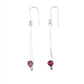 Trillion Cut Drop Earrings