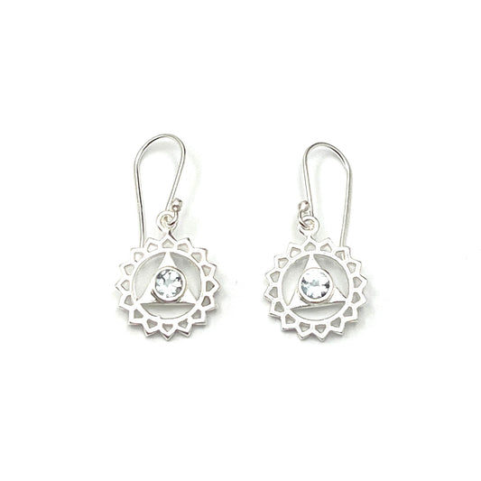 Chakra Symbol Dangle Earrings