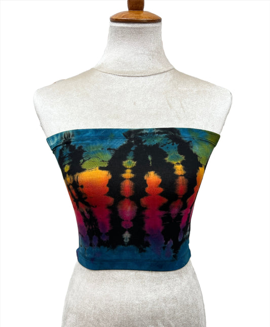 Tie Dyed Dandeau Top