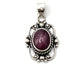 Sterling Silver Victorian Mirror Pendants Premium Stones
