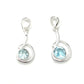 Circle Swirl Pendants Premium Stones