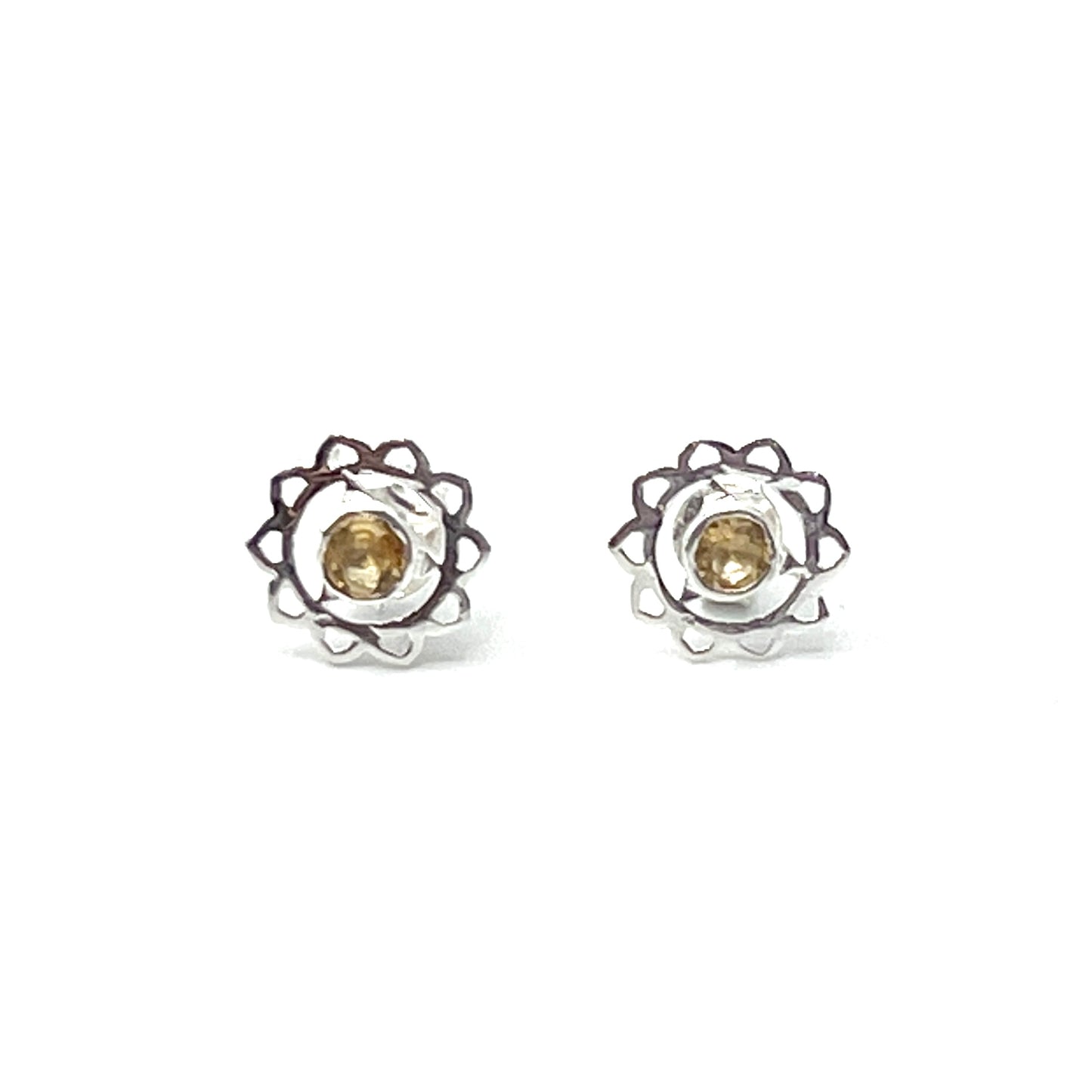 Chakra Symbol Stud Earrings