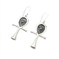 Ankh Eye of Horus Earrings
