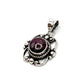 Sterling Silver Victorian Mirror Pendants Premium Stones