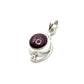 Silver Double Wire Gemstone Pendants Premium Stones