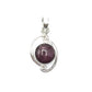 Silver Double Wire Gemstone Pendants Premium Stones