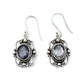 Sterling Silver Victorian Mirror Gemstone Earrings