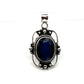Sterling Silver Victorian Mirror Pendants Premium Stones