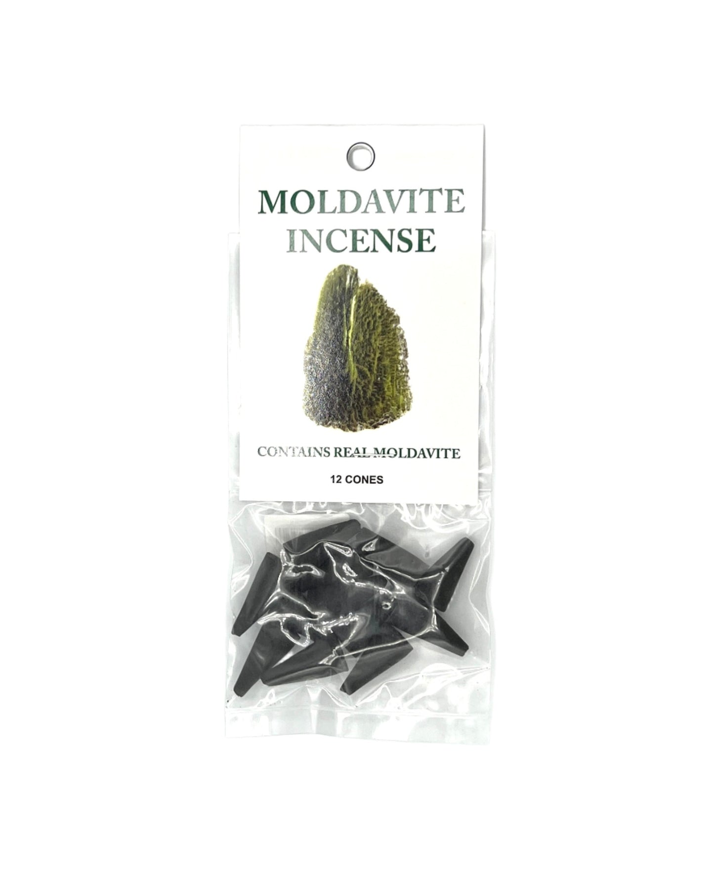 High Vibrational Energy Moldavite Infused Incense Cones