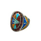 Gemstone Paintings by David Freeland Jr. | Zuni Mosaic Rings