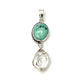 Bali Oval Herkimer Pendants